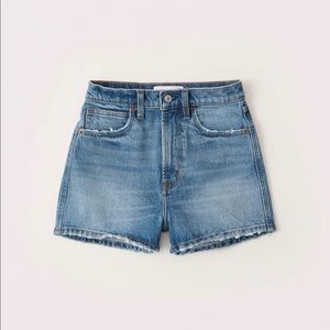 Abercrombie & Fitch Ultra High Rise Mom Shorts